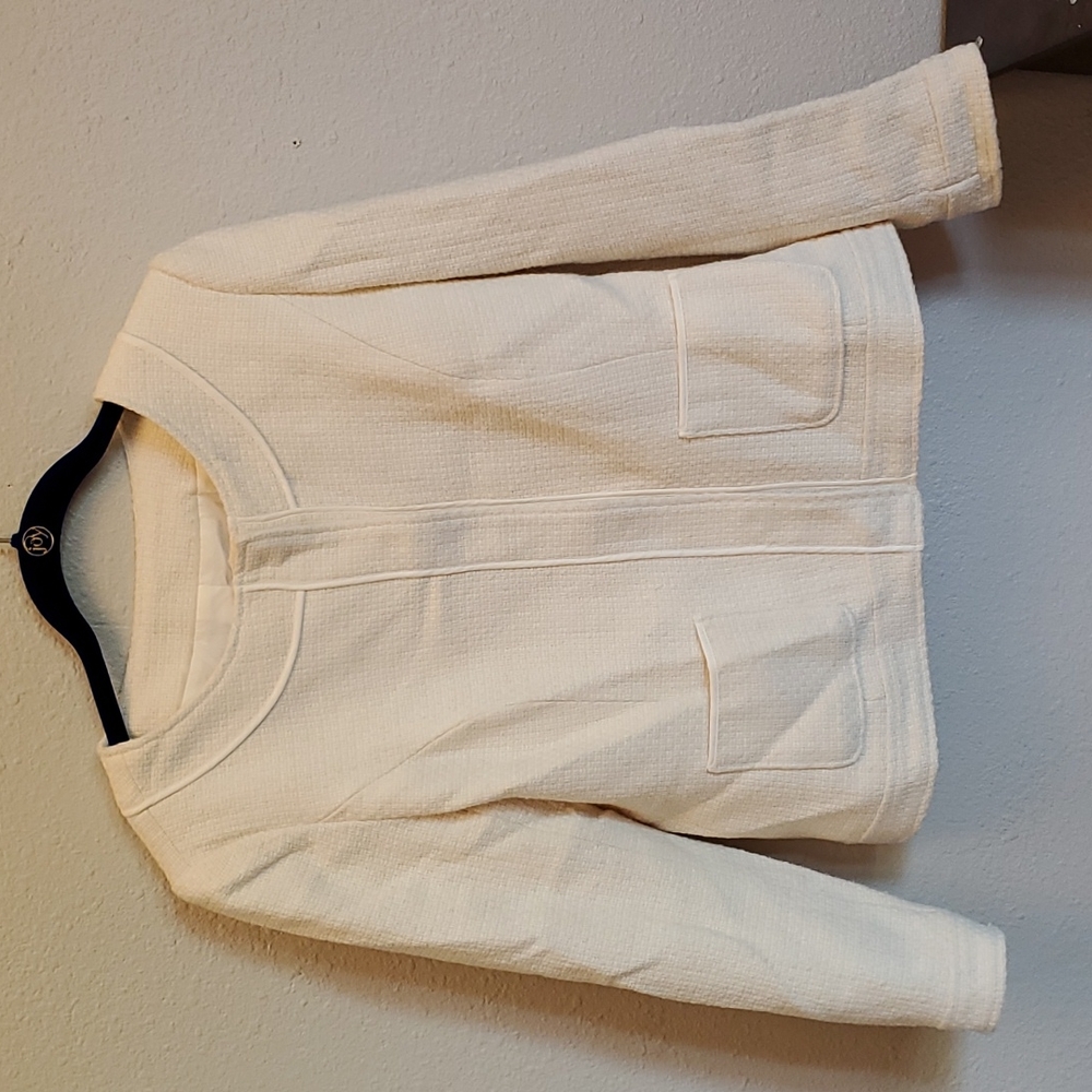COPY - Wool Banana Republic Cream Suit